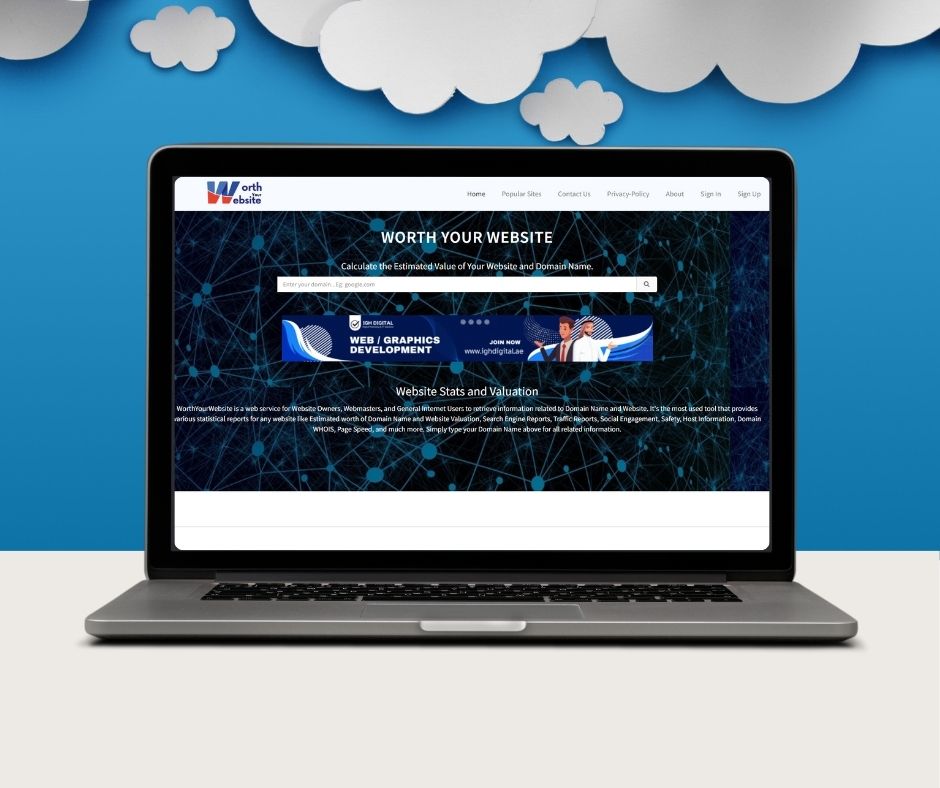 WorthYourWebsite - Domain Insights